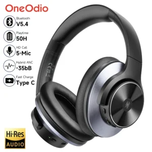 OneOdio A10 ANC Bluetooth 5.4 Headphones