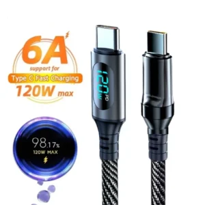 120W LED Display USB-C Charging Cable